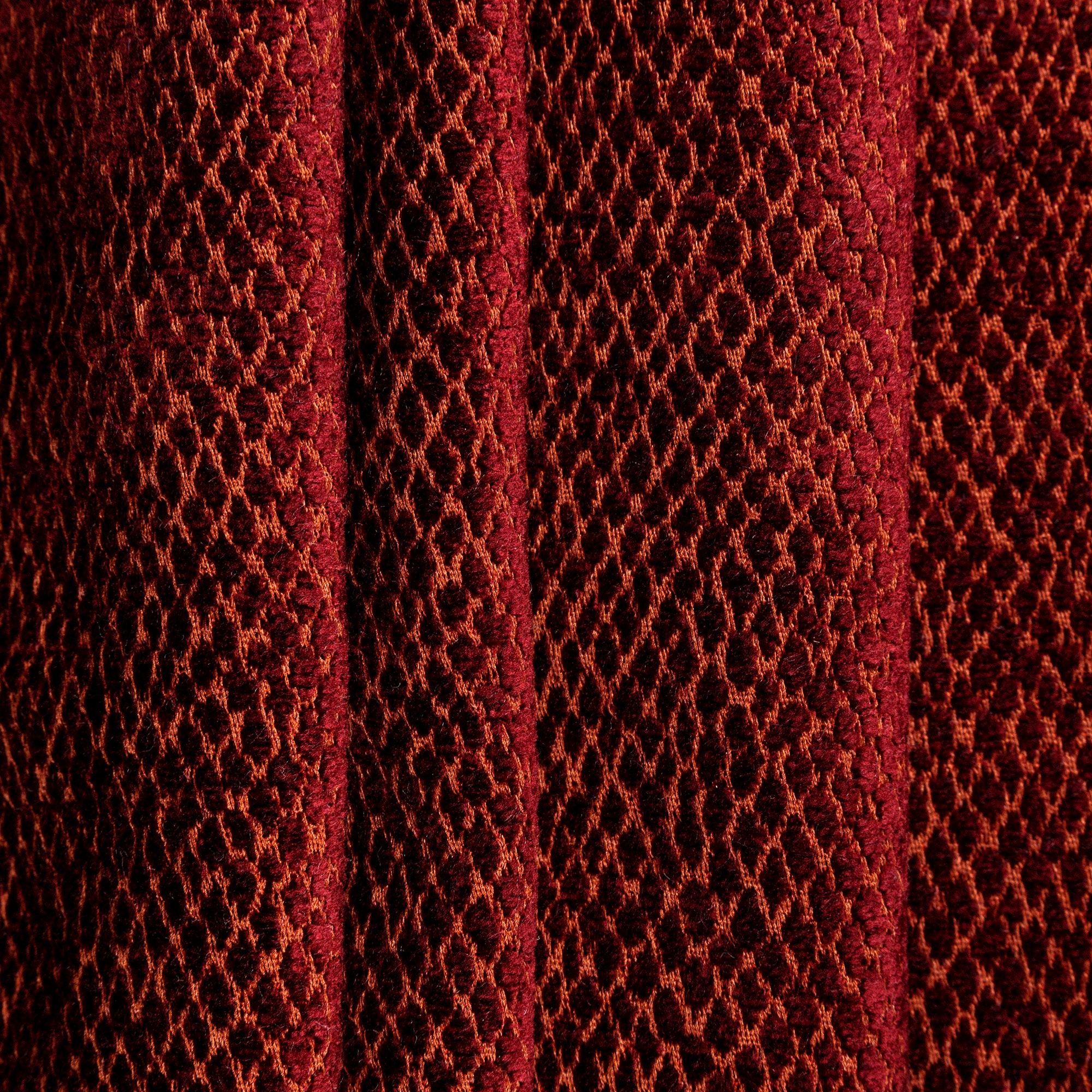 Designer Curtain Fabric linen Look Burgundy Textured plain Etsy