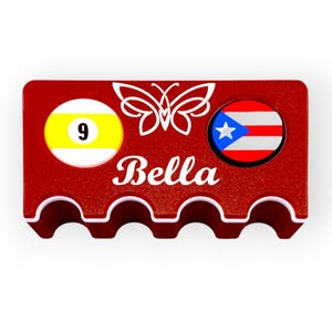 Custom 4 Queue Pool Cue Halter - Tolles Billard Geschenk
