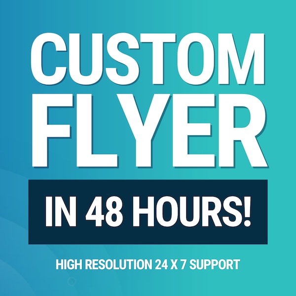 I will create a custom flyer for your business