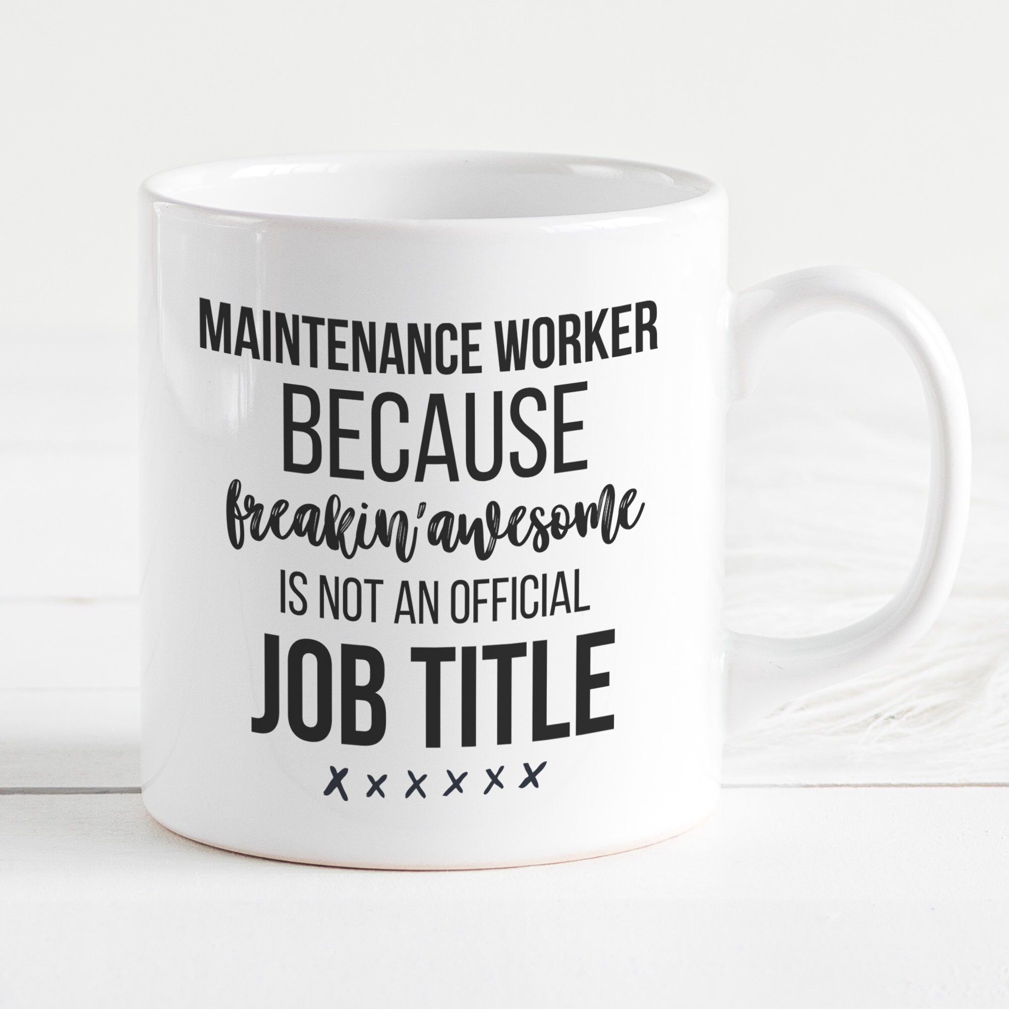 Maintenance Worker Gift Maintenance Worker Mug Gift for - Etsy