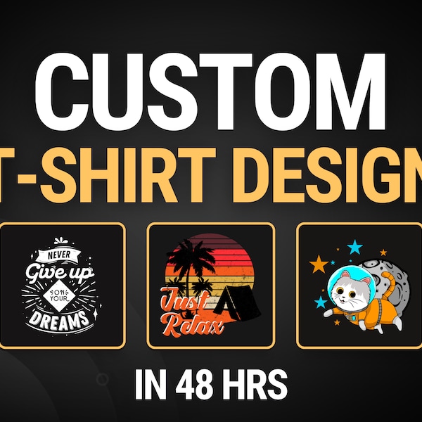 I Will Design A Custom T-Shirt For You | T Shirt Designer