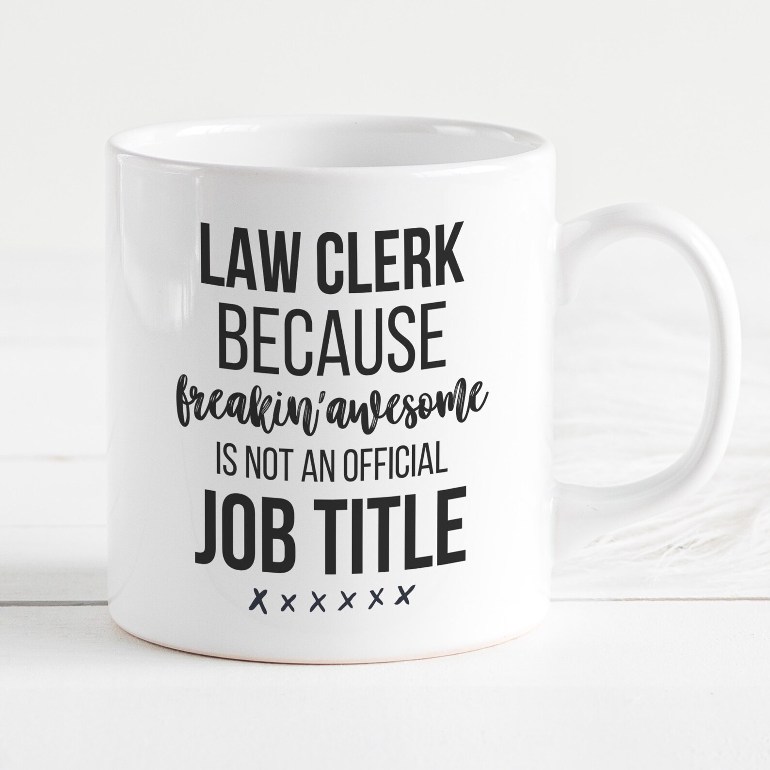 Law Clerk Gift Law Clerk Mug Gift for Law Clerk Funny Gift Etsy