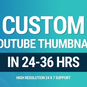 I will create a custom youtube thumbnail, youtube banner for your channel, YT thumbnails