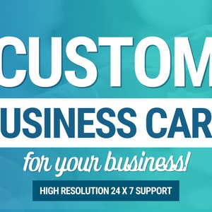 Je créerai une carte de visite personnalisée pour votre entreprise