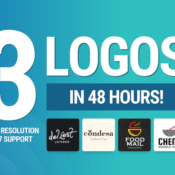 I will create 3 Professional Logo Design for your Business