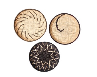 3-In-1 Decorative Handmade African Baskets