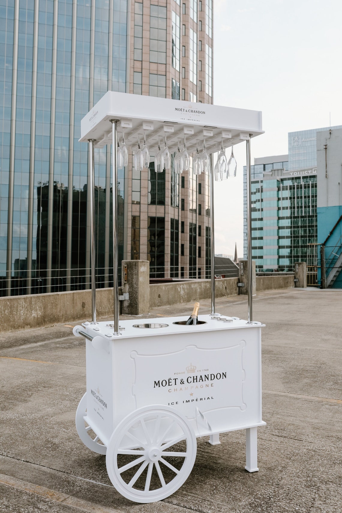 Champagne Cart RENTAL ONLY DALLAS East Texas Drinks Etsy