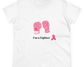 Breast Cancer Awareness Tee - Pink Boxing Gloves Fighter Shirt