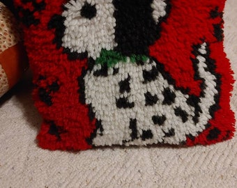Puppy Latch Hook Pillow