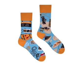 Mens Womens Pluto Retro Planetary Travel Poster Dress Socks Custom Casual Creative Crew Socks Gift Mens Womens Pluto Retro Planetary Travel Poster Dress Socks Custom Casual Creative Crew Socks Gift