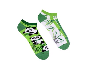 PANDAS | ankle | mismatched colorful socks | colorful | funny socks | women & men socks | crazy socks | patterned socks | crew socks