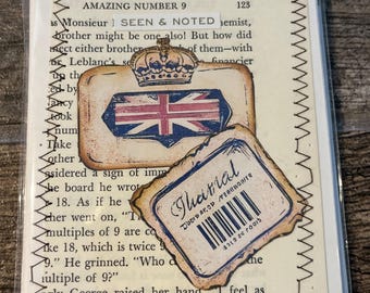 Sentiment Cards 4 Set-Barely Royal Collection