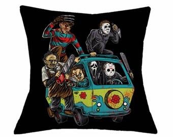 Scooby-Doo Mysterious Shadow Throw Pillow 18x18 Multicolor Scooby-Doo Mysterious Shadow Throw Pillow 18x18 Multicolor