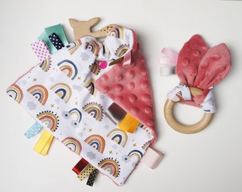 personalized taggie blanket