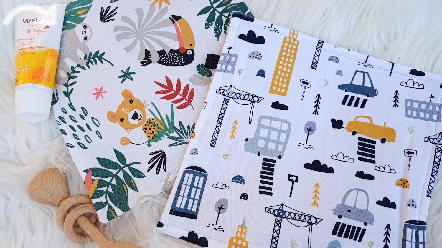 Napkins set for school, Napkins for kids, reusable cloth napkins, ecofriendly napkins for toddlers, tucan, animals and city print napkins