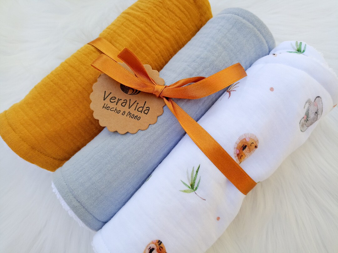 Soft Baby Absorbent Spit up Rags, Baby Shoulder Cloth, Organic Muslin ...