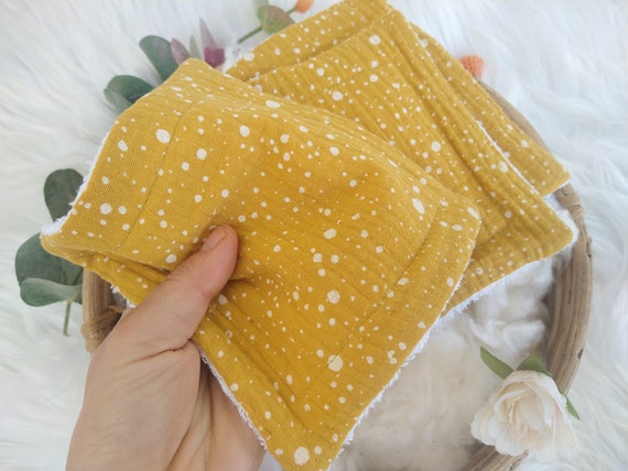 Organic Muslin Baby Wipes - one layer cotton