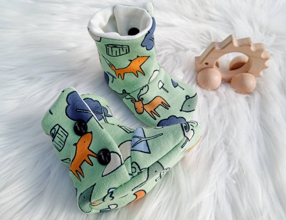 Chaussons Bebe - Bottes Bande pour Bébé - Garder au Chaud Doux