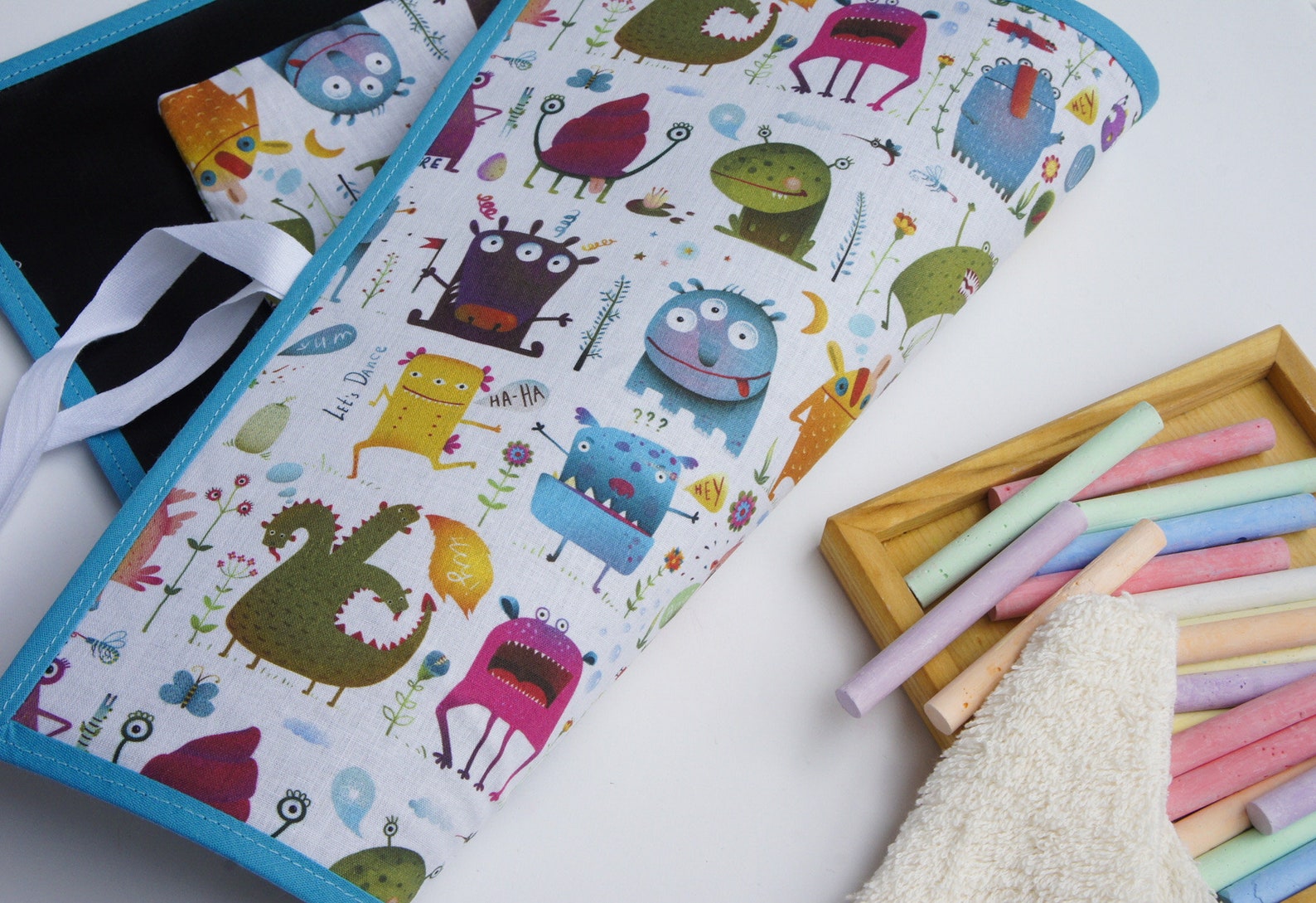 Roll-up Mat for Children, Kids Drawing Placemat, Travel Toys for 4 ...
