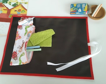 Rolltafel für Kinder mit Federmäppchen, für Kleinkinder, Montessori Praktische Lebens Materialien, Weihnachtsgeschenkideen, Malmatte