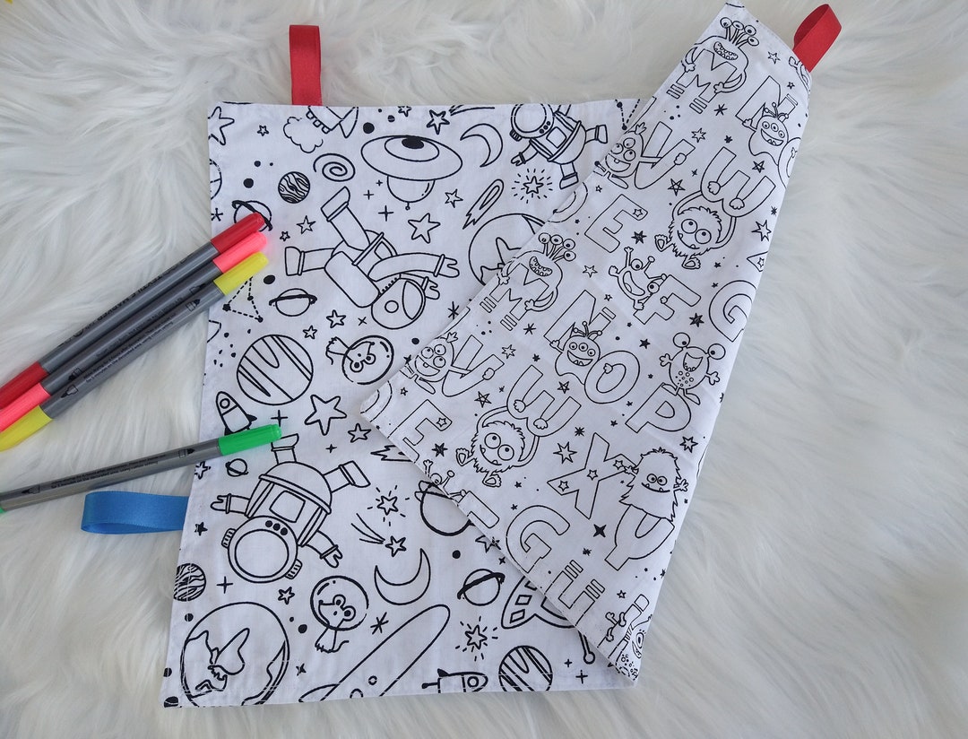 Washable Painting Mat for Kids, Montessori Placemat, Washable Coloring ...