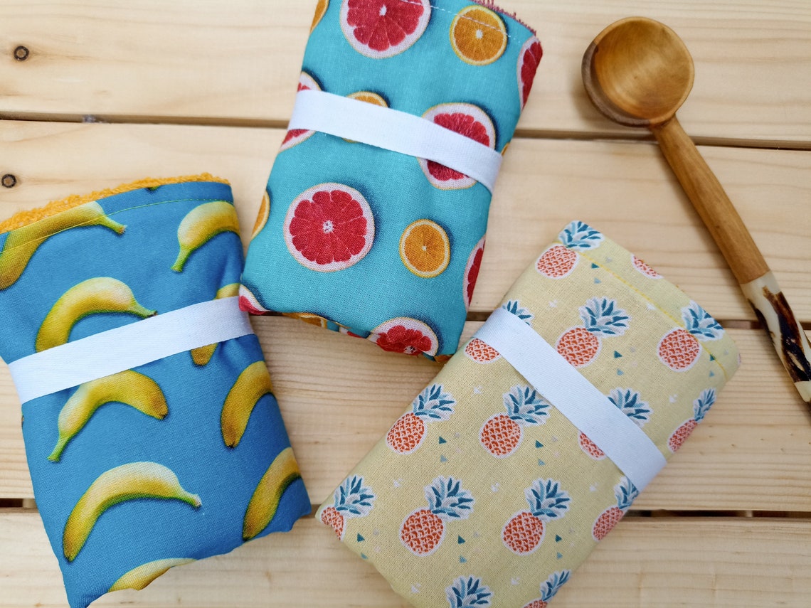 Fruit Napkins, School Napkins for Kids, Reusable Cloth Napkins ...