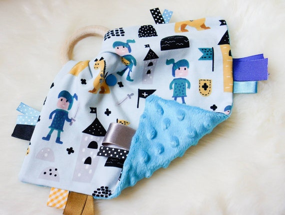 personalized taggie blanket