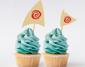 Moana Cupcake Etsy