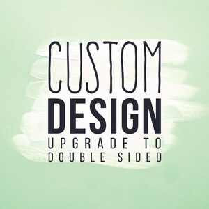 Individuelles Design Doppel doppelseitig UPGRADE