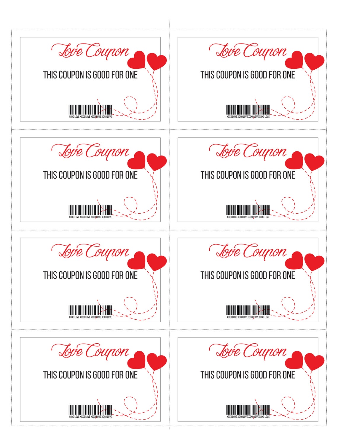 Naughty Love Coupons 24 Printable Coupons Downloadable Etsy