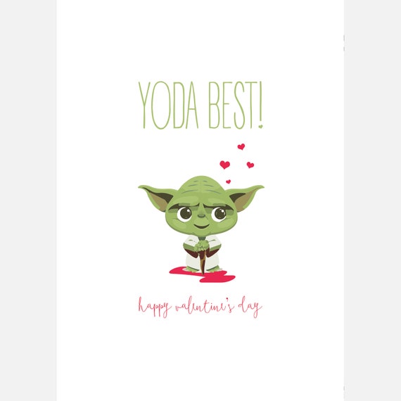 Yoda Best Valentine Printables