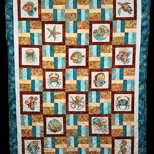 Panel Pieces Quilt Pattern: Easy Panel Quilt Instructions (Digital Download)