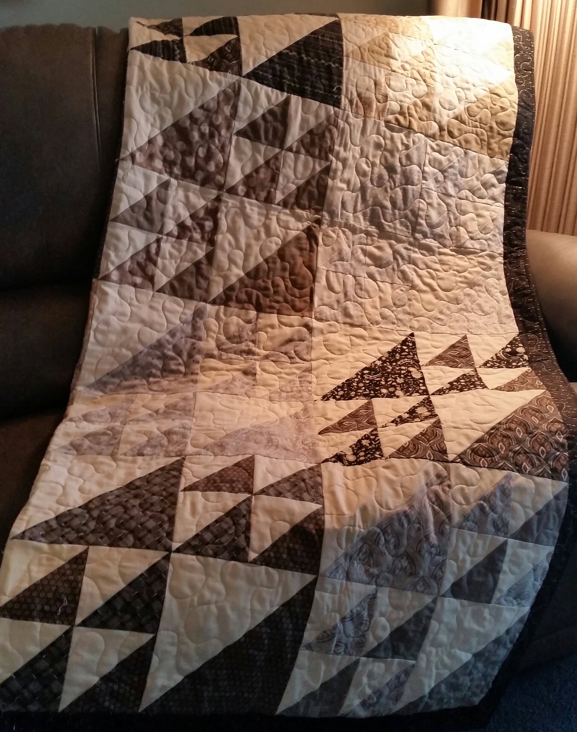 Digital PDF Quilt Pattern for Flying South, Throw or Twin Size, Fat ...
