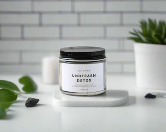 Underarm Detox Mask: Activated Charcoal, Clay & Flowers