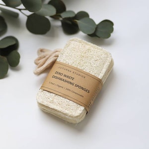 Kitchen Sponge, Compostable, Biodegradable, Zero Waste