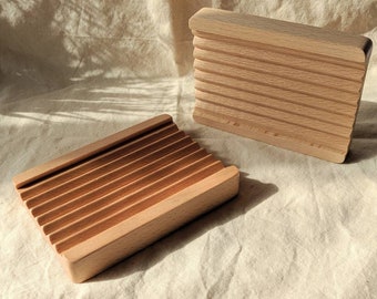 Large Solid Wood Natural Soap Dish | Zero Waste Soap Saver | Eco Friendly Product | High Quality