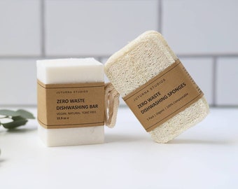 Zero Waste Solid Dish Soap Bar | Vegan, Eco Friendly
