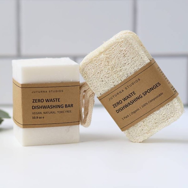 Solid Dish Soap Bar | Dishwashing Soap Bar Brick | Zero Waste | Soap Dish | Eco Friendly Product