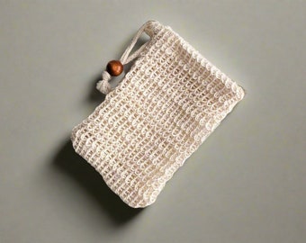 Natural Sisal Soap Saver Bag: Eco-Friendly Exfoliating Loofah