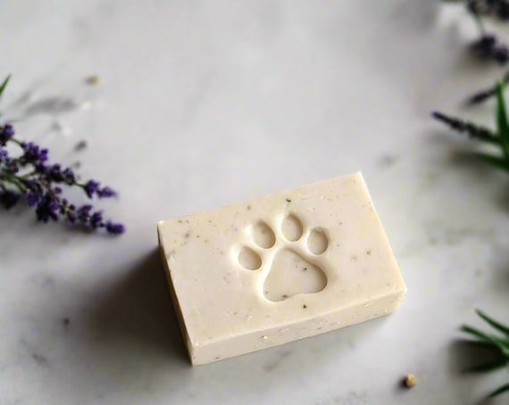 Oat Milk Pet Shampoo Bar | Sensitive Skin, Calming Cedarwood & Lavender
