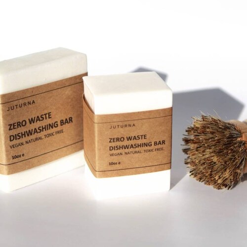 Zero Waste solid Dish Soap Barveganplastic Freekitchen Etsy