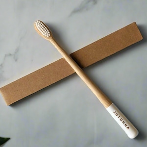 Organic Biobased Bamboo Toothbrush | Biodegradable Toothbrush | Zero Waste | Medium Bristles Toothbrush | Eco-Friendly Products | Juturna