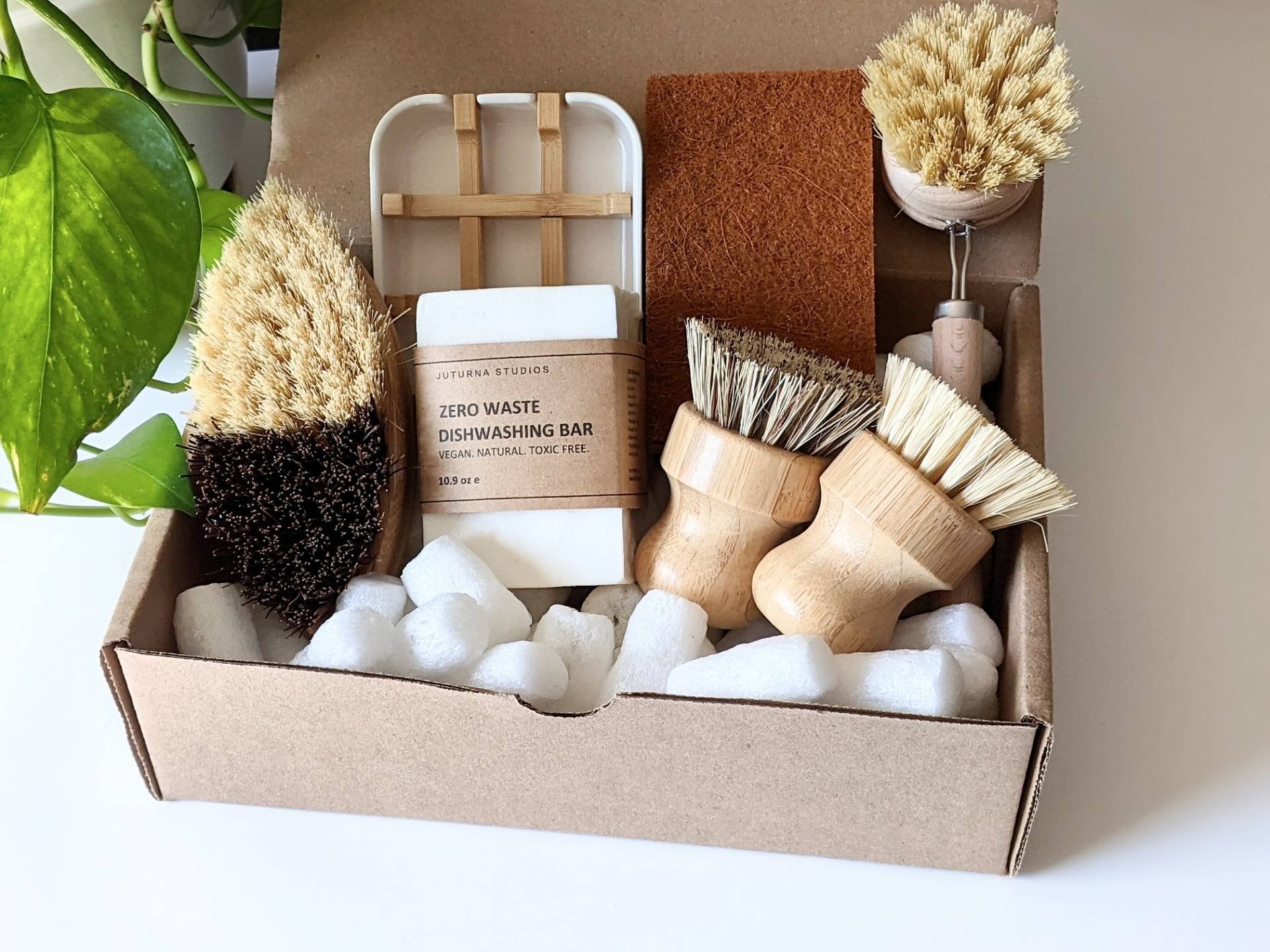 View of Zero Waste Cleaning Bundle Set | Solid Dish Soap | Eco-friendly Kitchen ...