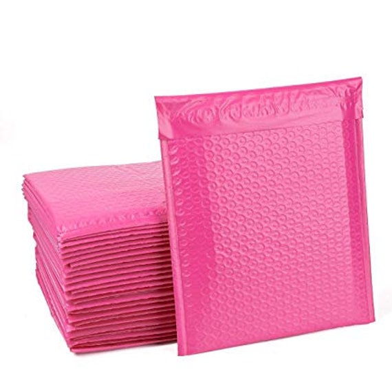 8.5x12 Poly Bubble Mailers #2 Pink Padded Envelopes 8.5" x 12" inch DVD CD Case Mailing Shipping Bags