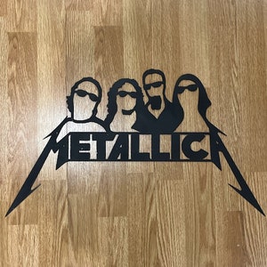 Metallica Art Plasma Cut Metal Art CNC