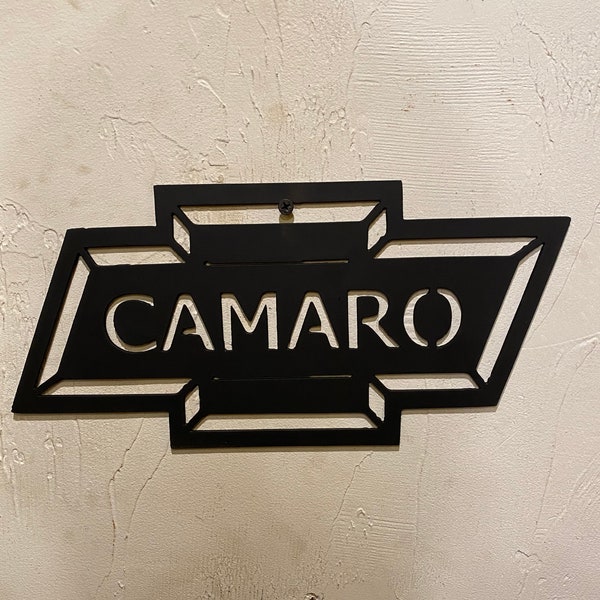 Camaro Logo Plasma Cut Metal Art CNC