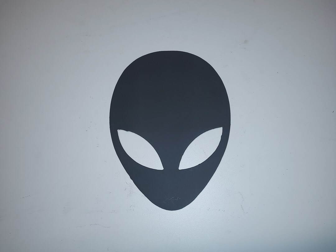 Alien Face 5.25"x4" Plasma Cut Metal Art CNC - Etsy