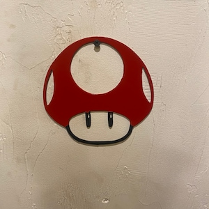 CNC plasma cut Mario fan art mushroom