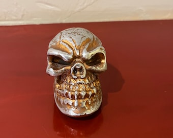 Aluminum shift knob skull