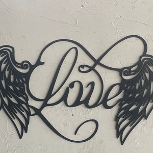 Large Love CNC plasma cut sign